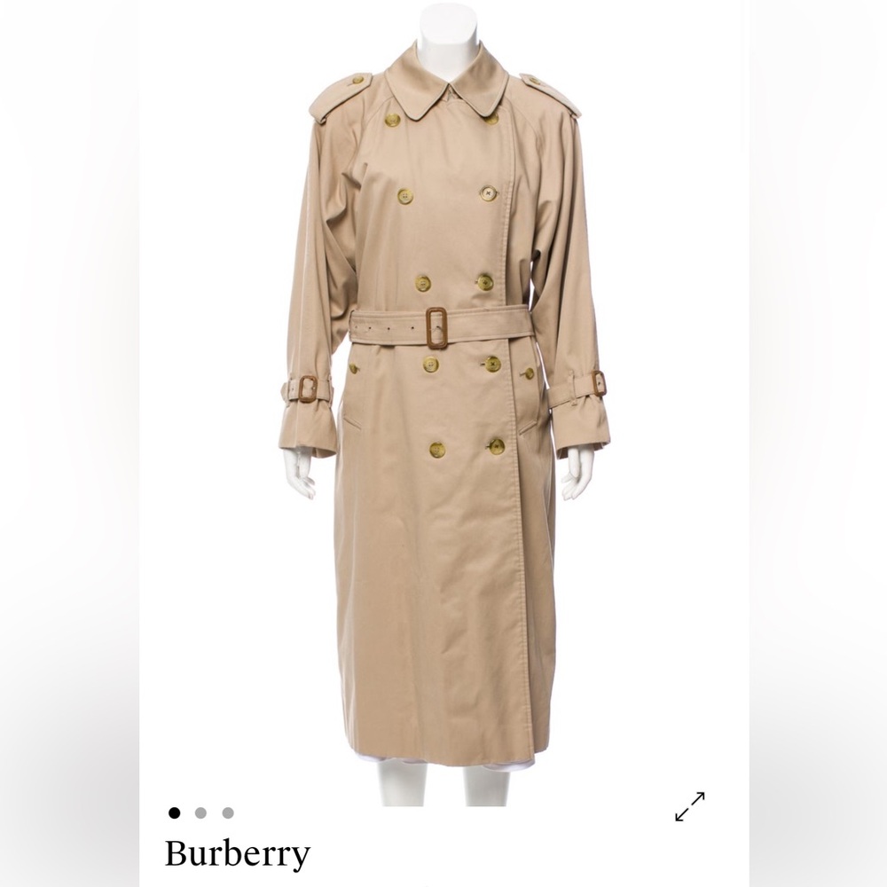 Burberry Tan trench